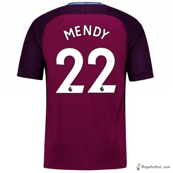 Camiseta Manchester City Replica Segunda Ropa Mendy 2017/18